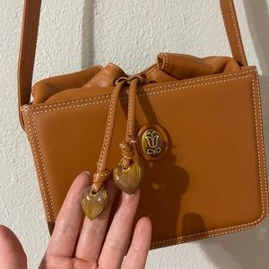 Lladro Leather Cinch Handbag